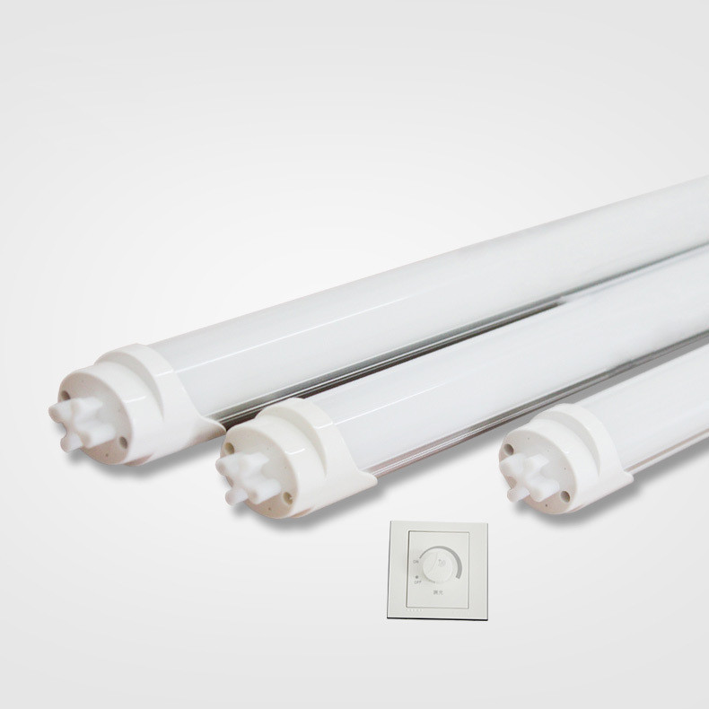 Dimmable 18W 1.2m led T8 tubes 4FT split 18W led tube lamp 1200mm SMD2835 T8 tubes indoor lighting AC110V / 200-240V