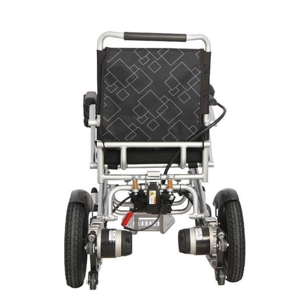 Disabled Light Folding Electric Wheelchair Elderly Electric Travel Wheelchair