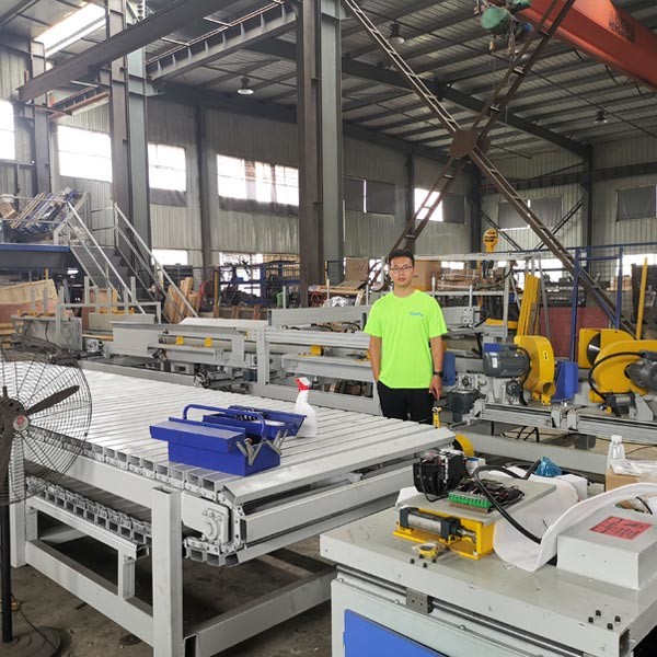 Semi Automatic Wooden Stringer Pallet Nailing Machine for Pallets