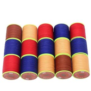 Quality 150D 0.8mm Core Spun Yarn Handmade Leather Sewing Wax Thread for Bracelets Decorate wholesale