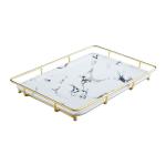 Nordic 1.0kg 35.7cm Length Rectangle Jewelry Tray For Bathroom