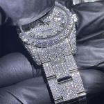 31mm White Loose Moissanite Diamond Watch Gem Stone Moissanite Watch Rolex For