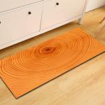Wood Grain Absorbent Door Mat 40*120cm 60*180cm Bedroom Floor Carpets