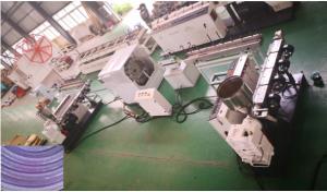 Quality 10-38mm 0.5-2inch Fiber Reinforced PVC Pipe Machine Flexible Ventilation Duct Conduit Soft Pvc Pipe Production Line wholesale