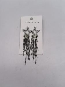 Quality Shining Star-shaped Earring for Kids with Tassel Effect wholesale