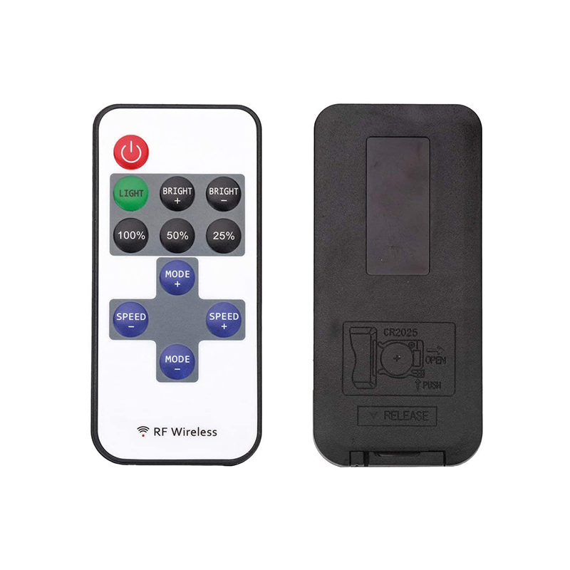 11 Key RF DC Single Color LED Controller Mini Wireless With Plastic Material