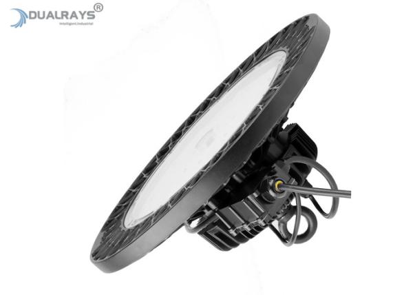 Dualrays 150W HB5 Black Housing UFO LED High Bay Light For Exhibition Center CE