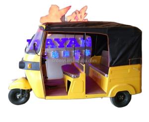 Quality 2017 4 Passengers Three Wheeler Taxi Motorcycle in Ethiopia Max Load Capacity 3 Passengers wholesale