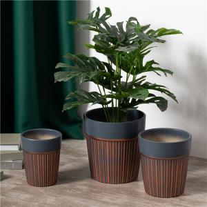 Quality Wholesale bulk indoor outdoor hotel decoration flowerpot garden big large ceramic flower pots for plants wholesale