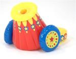 PVC inflatable ball cannon toy for kids
