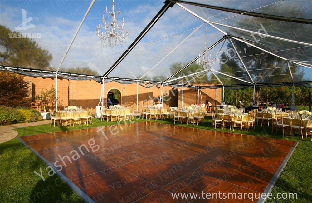 Hard Pressed Aluminium Frame Tents Outdoor With Roof Lining Decoration