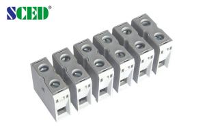 Quality 50A Feed Through Terminal Block Pitch 13.5mm 2 - 16 Poles Copper wholesale