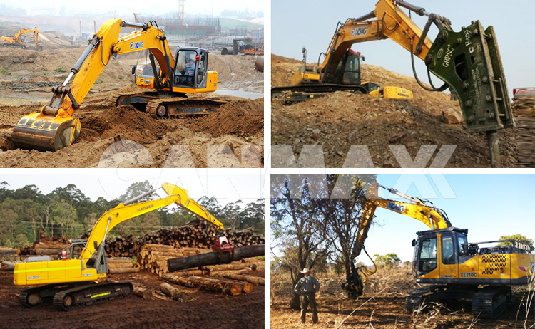 china famous brand hydraulic crawler excavator XE80D 8t excavator