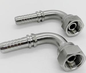 Quality 22691 Excavator Hydraulic Connector 90 Degree Elbow Bsp Female 60 Cone Standard Fitting wholesale