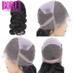 Body Wave Full Lace Front Wigs Human Hair , Pre Pluked Human Hair Lace Wigs With