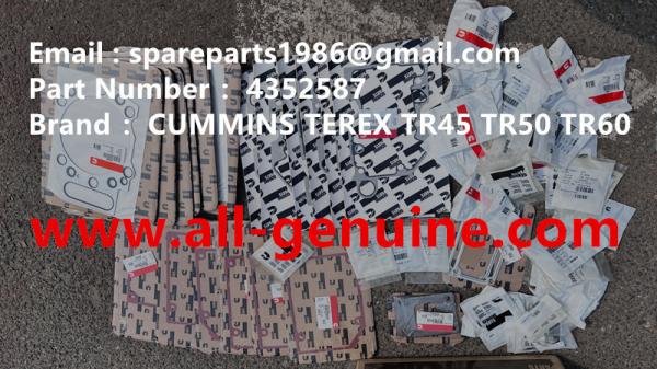 CUMMINS 4352587 GASKETS NHL MINING DUMP TRUCK TR35 TR50 TR60 TR100 3305B 3305F
