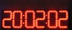 Service Petrol Station Signage Temperature Display Outdoor Led Clock Sign Auto