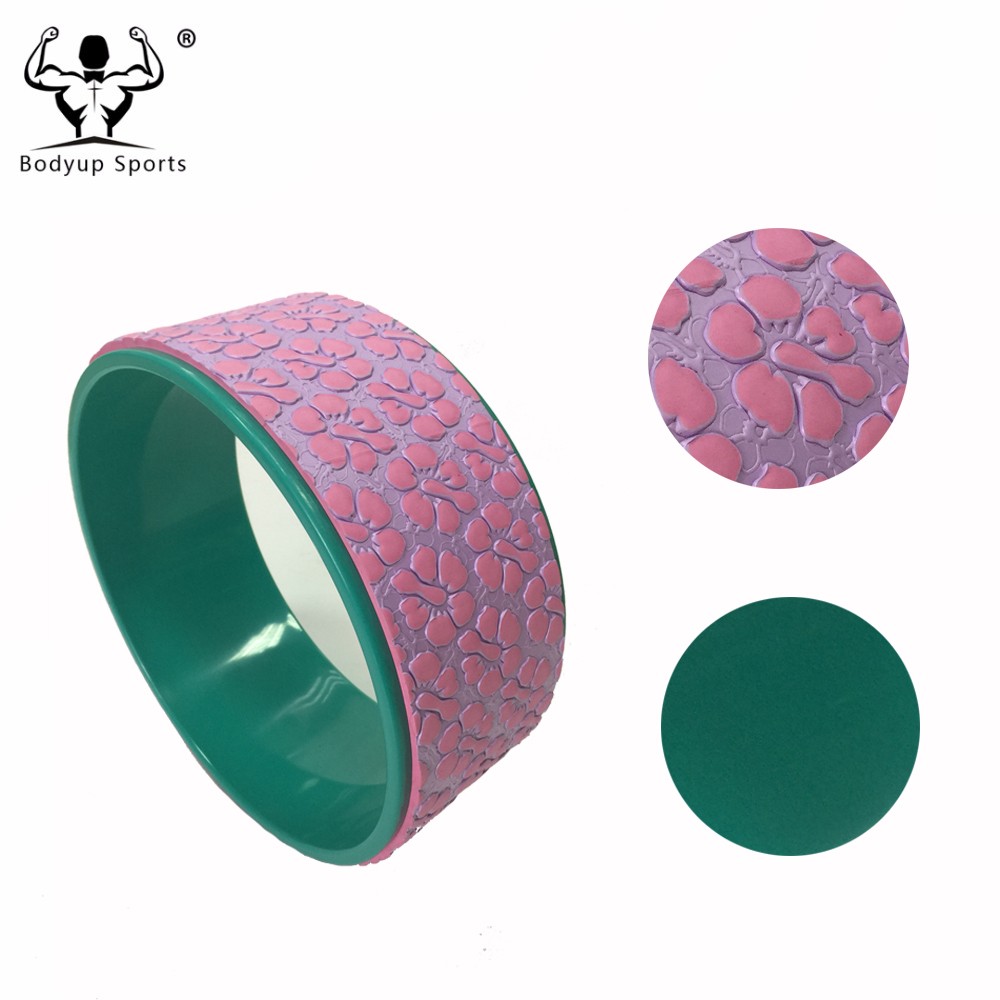 1.35kg Yoga Training Equipment Yoga Wheel With Extra Thick TPE Foam