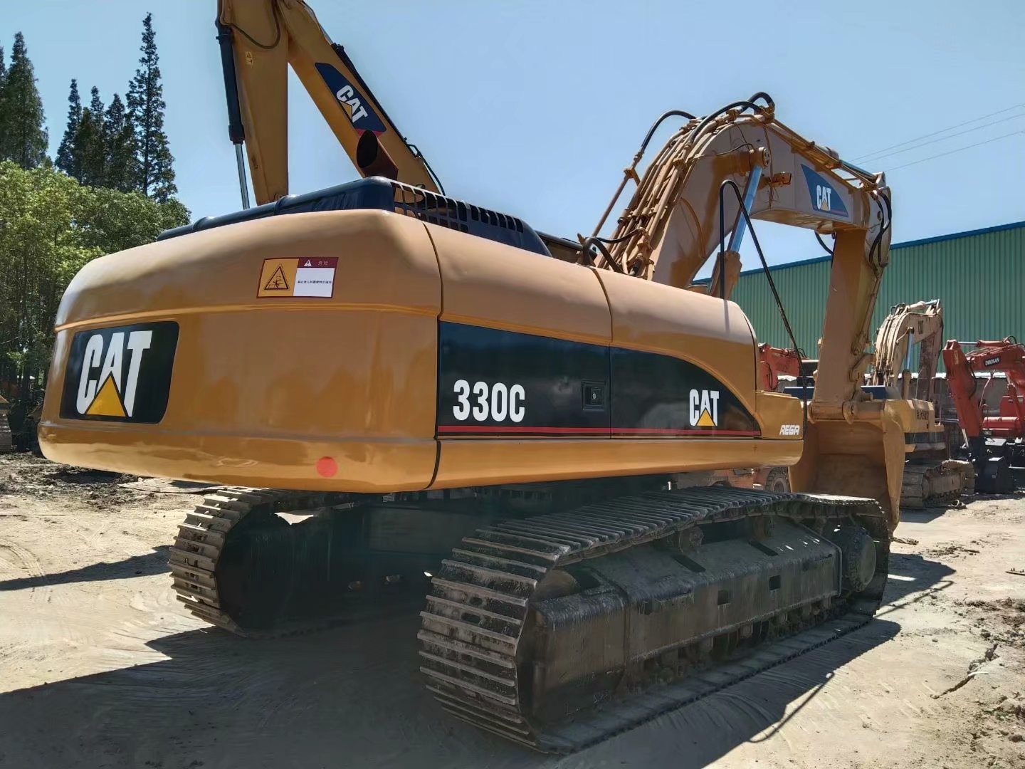 2001 Year Used Crawler Mounted Excavator Caterpillar 330C CAT C9 Engine 250HP