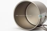 Titanium backpacking cookware cup/capacity 750ml