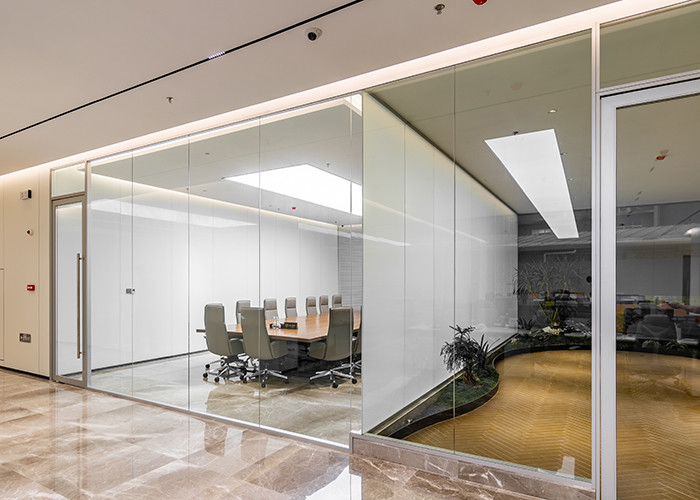 5mm Glass Thickness Office Partition Walls Balancing Privacy Style And Functionality