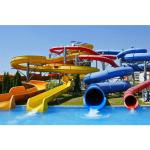 Water Parks Fiberglass Slide Playground Equipment Water Slides for Family