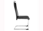 Restaurant 60KGS 57.5cm Luxury Upholstered Dining Chairs