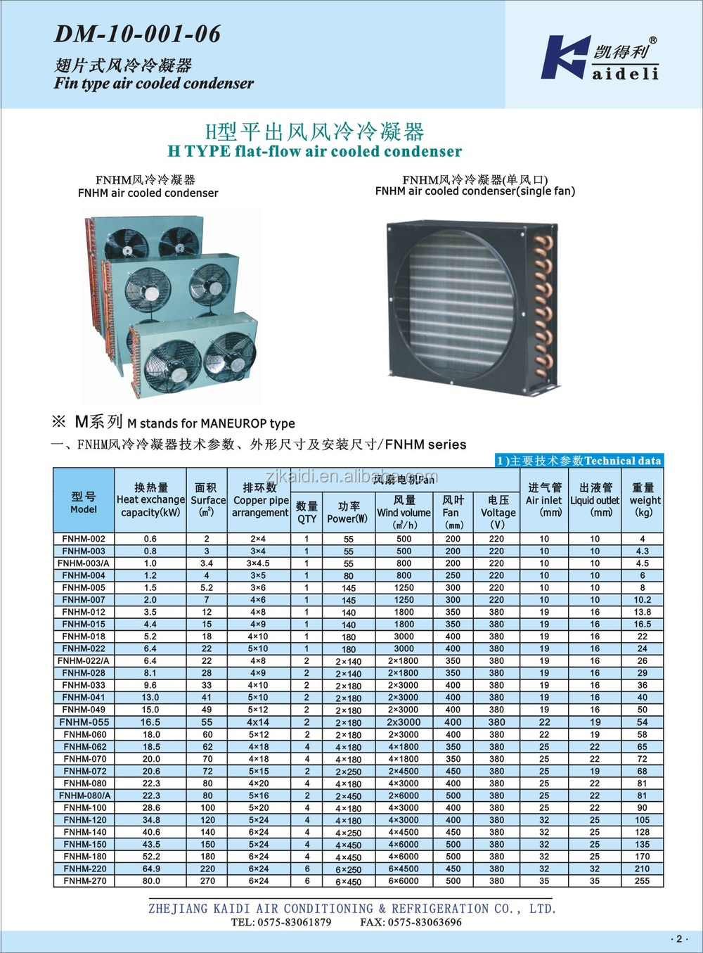 1PH 3PH Copper Tube Cold Room Condenser Refrigeration Compressor