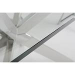 Tempered Glass Top 0.3m3 67kgs Steel Dining Set