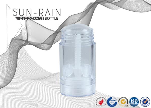 Plastic Round 30ml Empty Deodorant Containers , Plastic Cosmetic Packaging