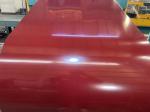Color Coated Coil Prepainted Galvalume Steel Coil DC51D + AZ80 Cherry Red And