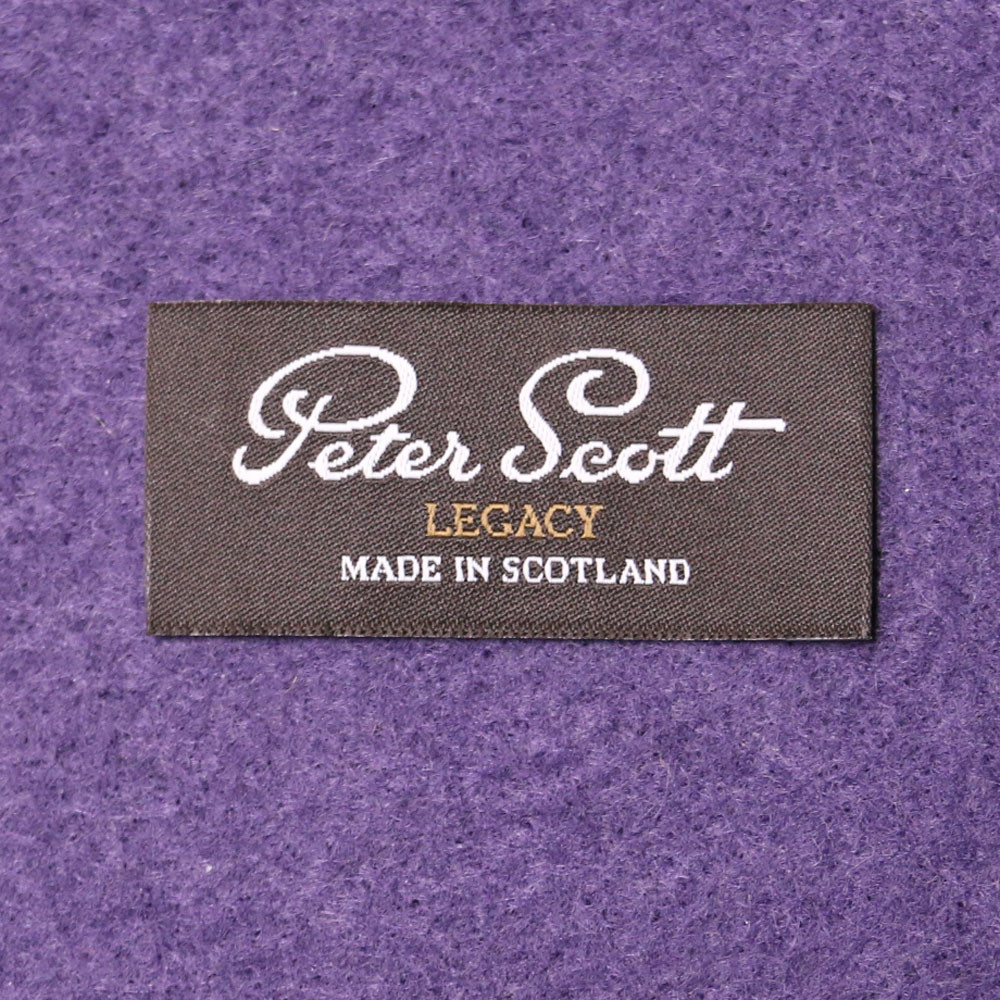 Custom Elegant Clothing Woven Neck Labels For Overcoat , Center Fold Woven Labels