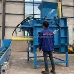 Wood Shaving Compress Packing Machine 2100 KG Horizontal Sawdust Baler Machine