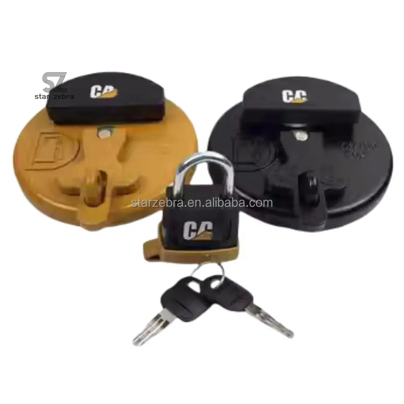 CAT Fuel Cap Padlock for E320D 312 315 329D 330C 325C 345D 349GC Diesel Tank Cover Anti-theft Lock Anti-theft Design
