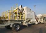 Full Movement Mobile Batching Plant Asphalt Mixing Equipment CE Approved