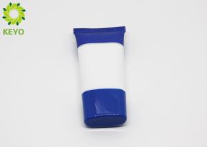 Quality White Color Flat Type PE Cosmetic Cream Tube 30ml 1OZ Cream Soft Tube wholesale