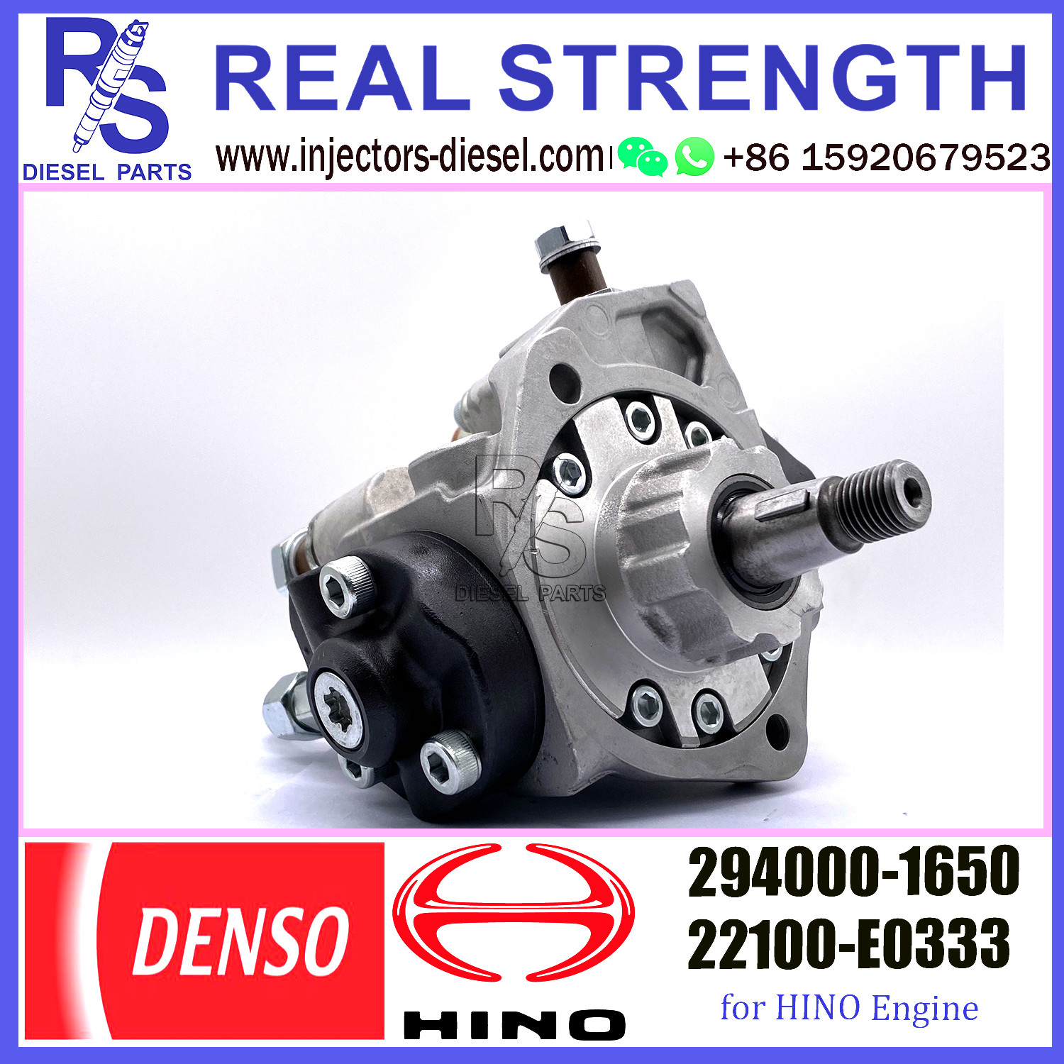 Diesel Fuel Injection HP3 pump 294000-1650 22100-E0333 22100-E0333-A FOR HINO J05D engine DENSO PUMP 22100-E0333