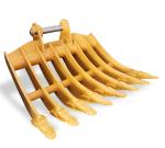 Customized Mini Digger Land Rake , Excavator Landscape Rake For PC50
