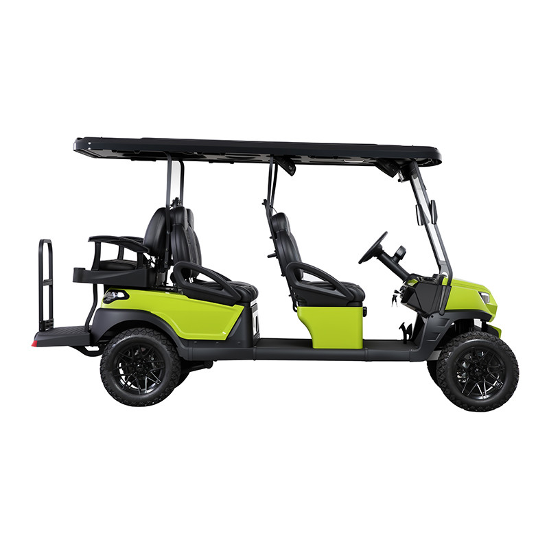 Multi Use Lifted 6 Seater Electric Golf Buggy With Rear Flip Seat