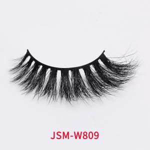 Quality Natural Fiber 25mm 3D Silk Magnetic Eyelashes With Rose Gold Clip wholesale