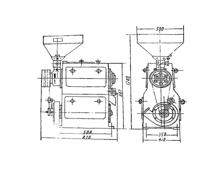 Low Price NF15A Mini Auto Paddy Rice Milling Machine Equipment