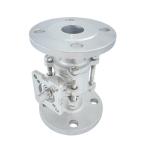 Pn16 SS304/SS316 Stainless Steel Three-Piece High Platform Flanged Ball Valve