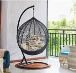 Indoor and outdoor Rattan lazy hanging basket wicker chair balcony leisure