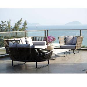 Quality Modern Outdoor Patio Garden Sofa Sets 4PCS Garden Patio Furniture Sectionals wholesale