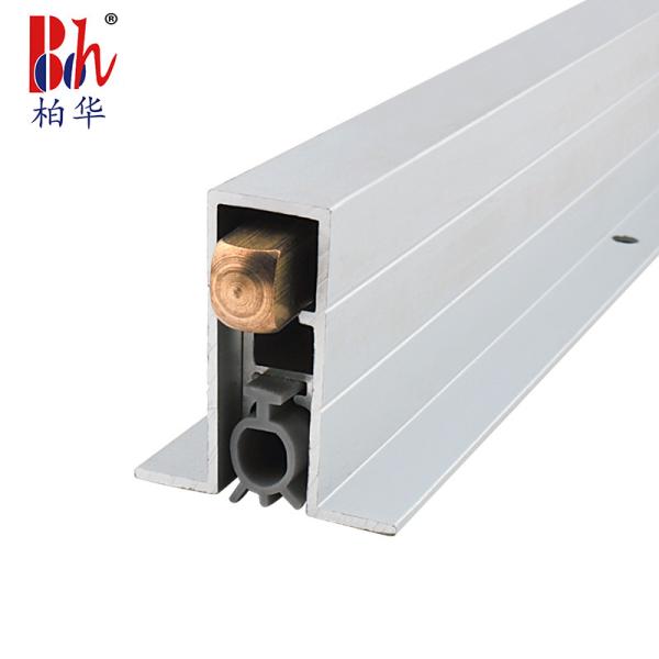 Dust Prevention Automatic Door Bottom Seals Concealed / Non Visible With Side