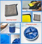 Car Clean Accesories Car Washing Cleaning Set 7 In 1 Portable Car Wash Kit,