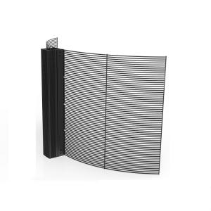 Quality Curved Indoor Transparent LED Display , Soft LED Video Wall 1920Hz 3840Hz wholesale