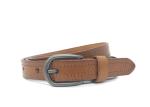 Alloy Pin Buckle 2.3 CM Womens Full Grain Leather Belt