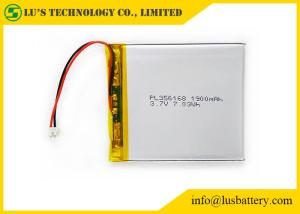 Quality LP356168 3.7 Volt Lipo Battery 3.7 V 1900mah Battery rechargeable lipo battery PL356368 With Wires / Connector wholesale