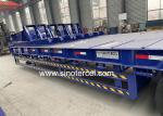 Mechanical Suspension Semi Lowbed Trailer 30000kg Semi Low Bed